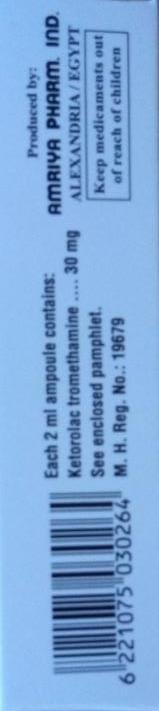 Ketolac Ampoules 30mg